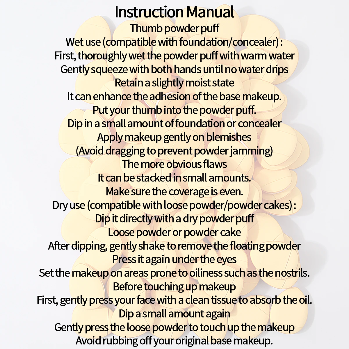 100 SZT. mini puszeczek do pudru o wysokiej jakości wyglądzie, puszeczki do makijażu do stosowania na sucho i na mokro, narzędzie do codziennego makijażu