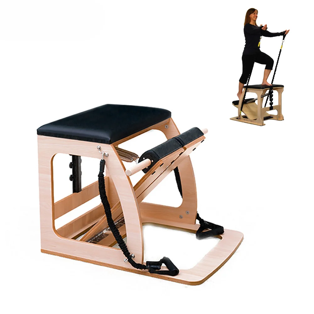 For Oak Pilates Chair Split Pedal Stability Chair with Handles