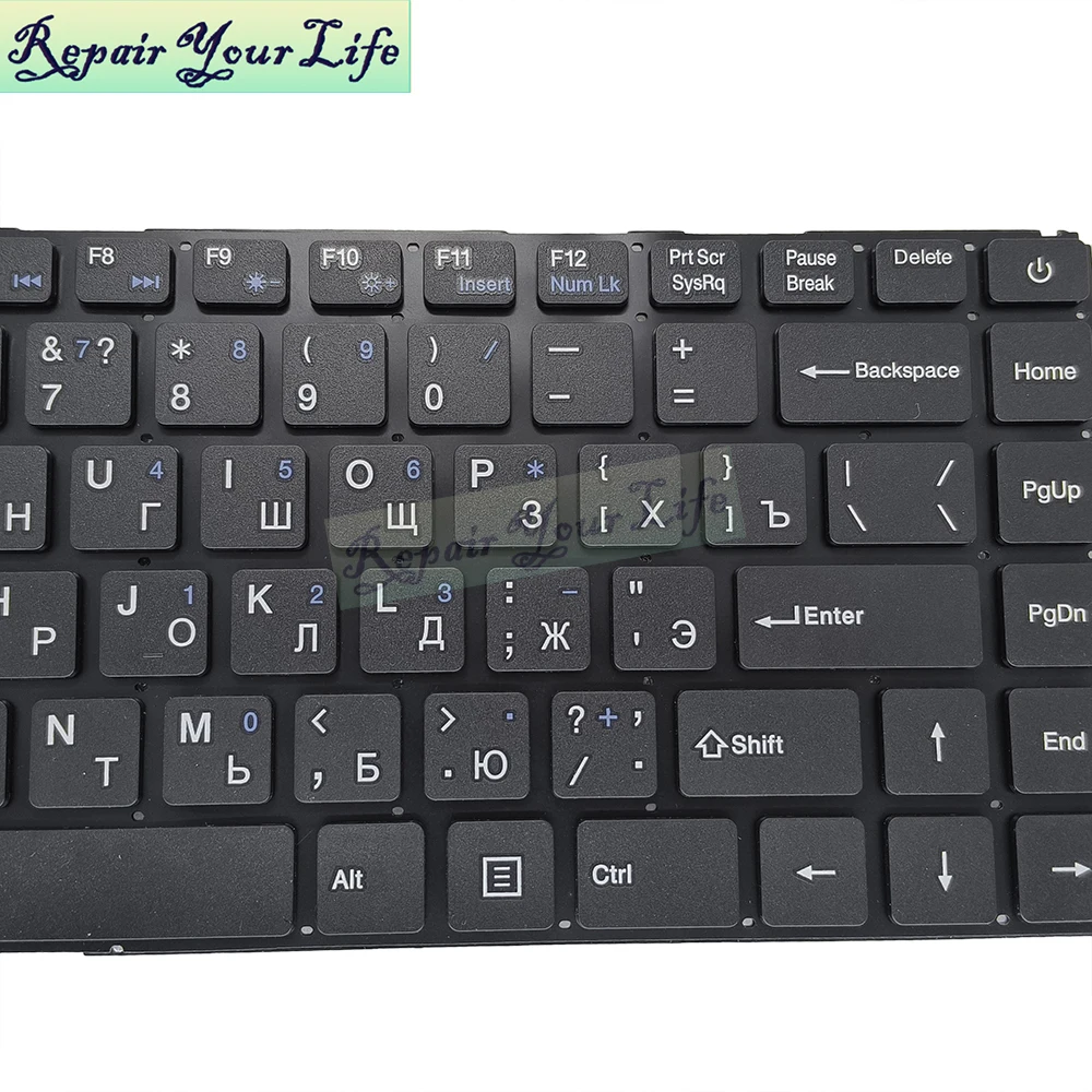 Imagem -02 - Teclado Russo ru para Digma Eve 15 C400 Es5041ew C423 Es5069ew C413 Es5059ew C419 Es5065ew Mb30011008 Yxt-nb93154 Pride-k2809