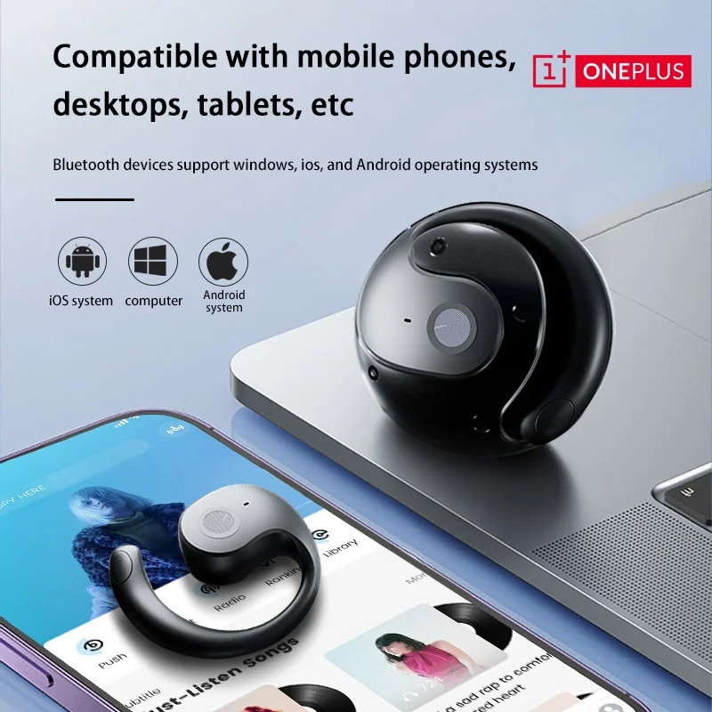 سماعات Oneplus اللاسلكية BT بلوتوث 5.3 سماعة AL مساعد صوت مكالمات هاتفية تعمل باللمس سماعات أذن لأعمال السفر #2