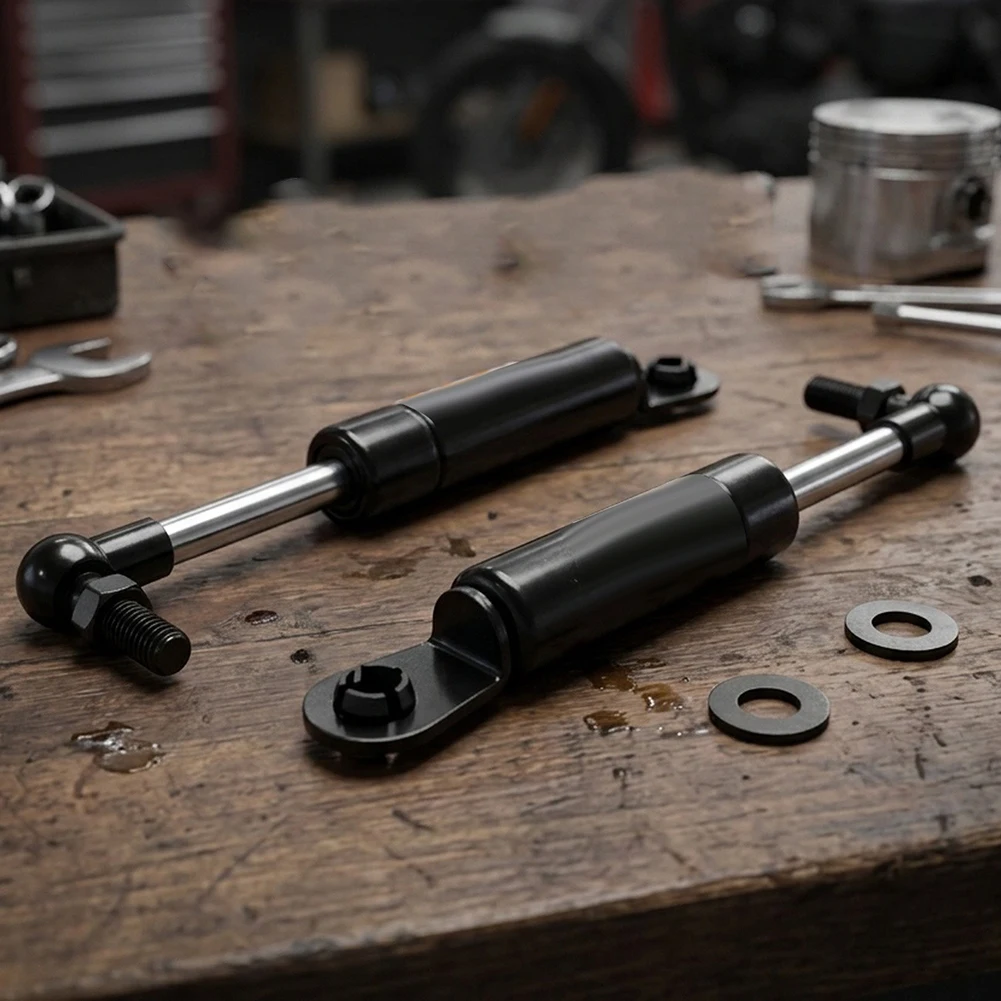 Shock Absorbing Rod Adjustable Shock Rod Compatible Support Seat Height Robust Metal Construction Motorcycle Riding