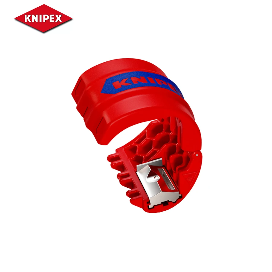 KNIPEX BiX® Cutter for Plastic Pipes and Sealing Sleeves Pipe Cutter Hand Tools 72 mm 90 22 10 BK