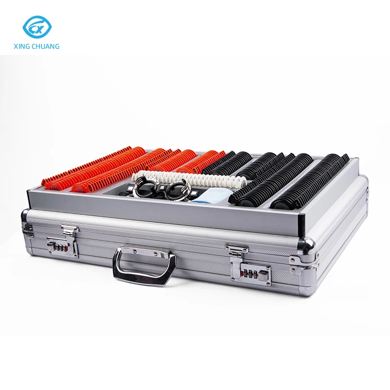 Professional Portable Metal 266PCS Optometry Test Box Trial Lens Set Optical Instrument