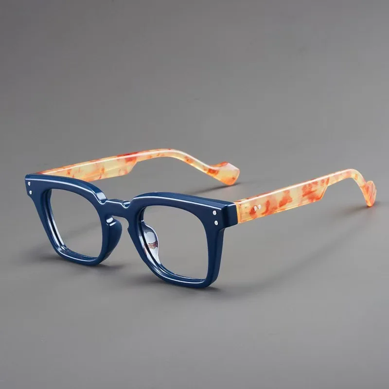 Retro Square Unisex Reading Glasses with Enhanced Vision
