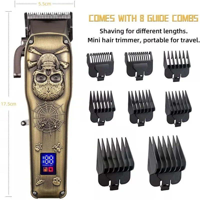 Professional Hair Cutting Machine Rechargeable Hair Trimmer Machine Household Barbershop Hair Clipper Man