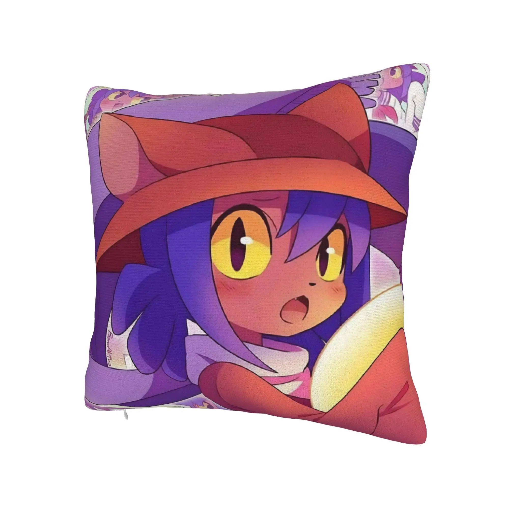 Decorative Pillowcase OneShots Niko Merch Chair  Pillow Case Cover Square Style Multi-Size