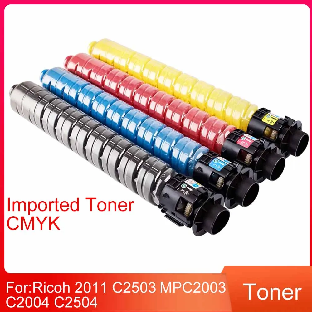 

1 комплект картриджей с тонером для копировального аппарата для Ricoh MP C2003 C2503 C2004 C2504 C3003 C3503 C4503 C5503 C6003 C3004 C3504 C4504 C6004