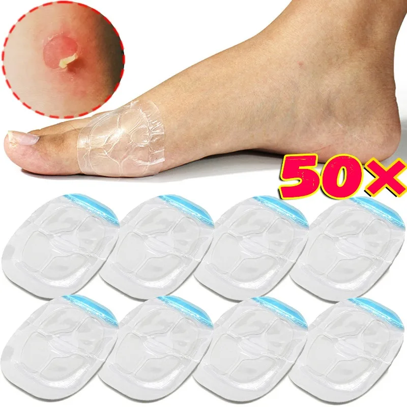 

1/50Pcs Self-adhesive Hydrogel Gel Heel Foot Patches Blister Pad Heel Liner Shoes Sticker Pain Relief Plaster Foot Protector