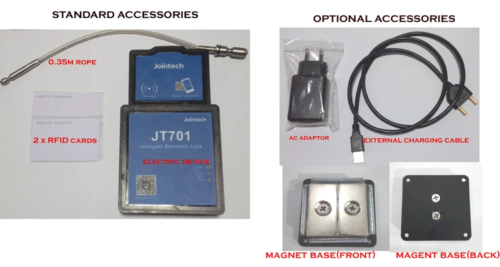 

Truck Lock Jointech JT701 Vehicle Container Security Lock with for Trailer Electronic Seal Smart Padlock
