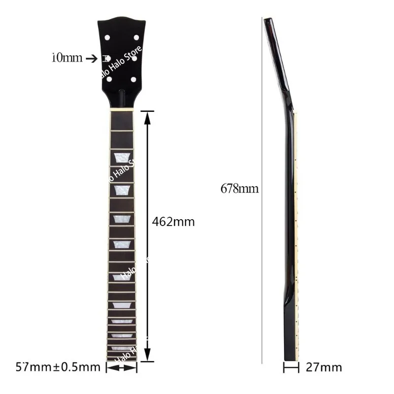 black-22-fret-maple-electric-guitar-handle-neck-rose-wood-fretboard-modified-diy-accessories