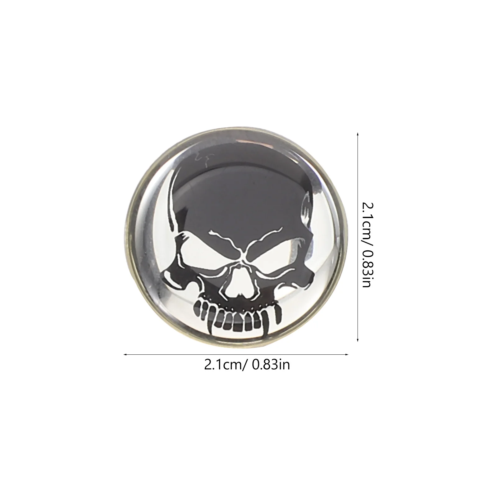 Skull License Plate Screws Fasteners Car Mounting License Plate Accessories Fixing Accessories for Stainless Steel