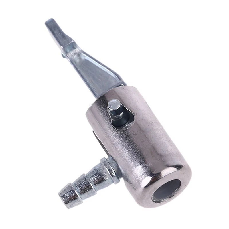 

HMA89-1pc Tire Inflator Valve Air Pump Clip Nozzle Metal Adapter Connector Auto Inflatable Mouth Connector Bicycle Repair Part