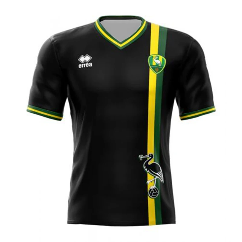 أدو دن هاغ 24/25 المنزل لكرة القدم جيرسي الصيف النساء الرجال تنفس التجفيف السريع التدريب تي شيرت للجنسين فضفاض اللياقة البدنية القمم