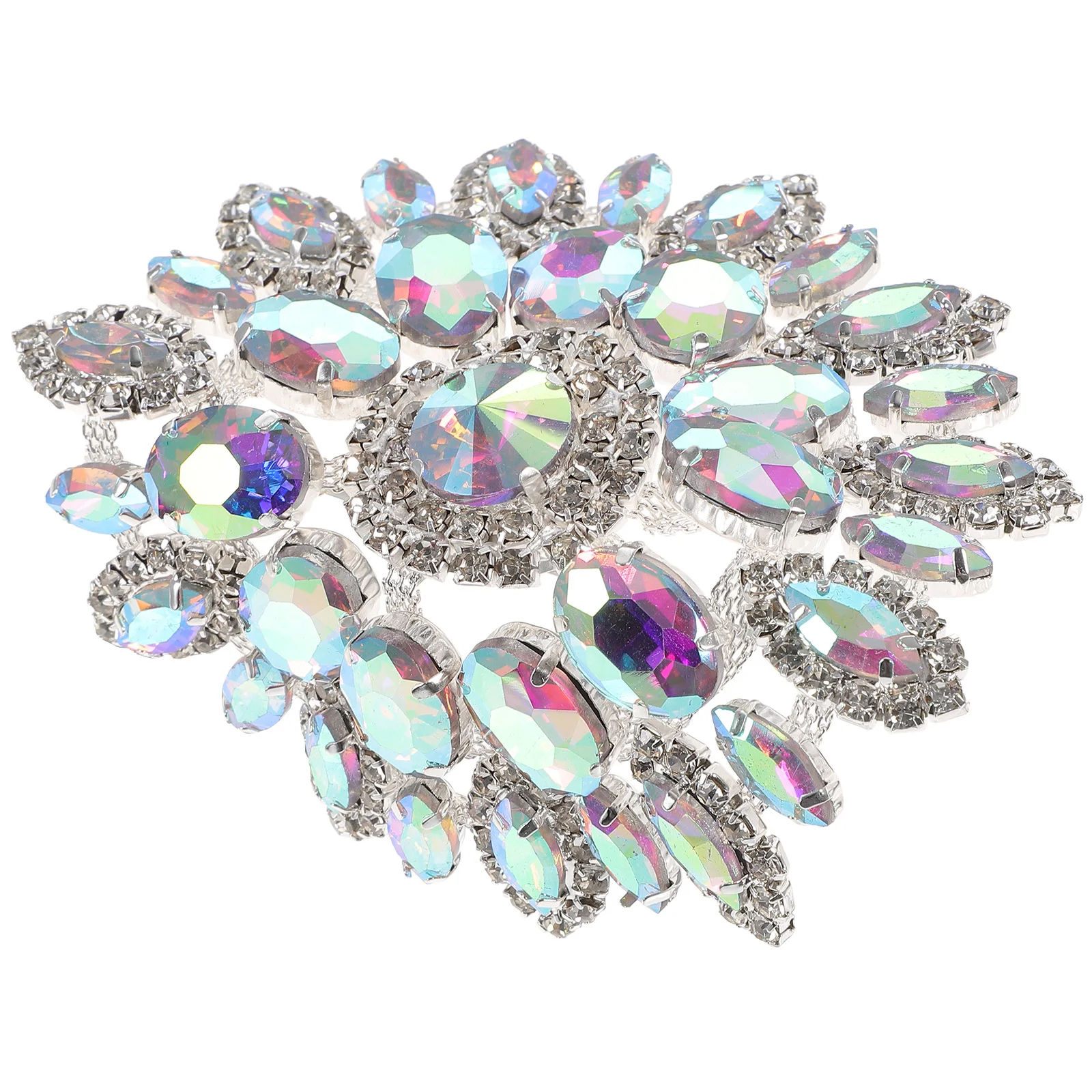 

Clothing Brooch Decorative Patches Rhinestone Adhesive Fabric Sewing Repair Premium Material Creative Long Life Hot Melt Back