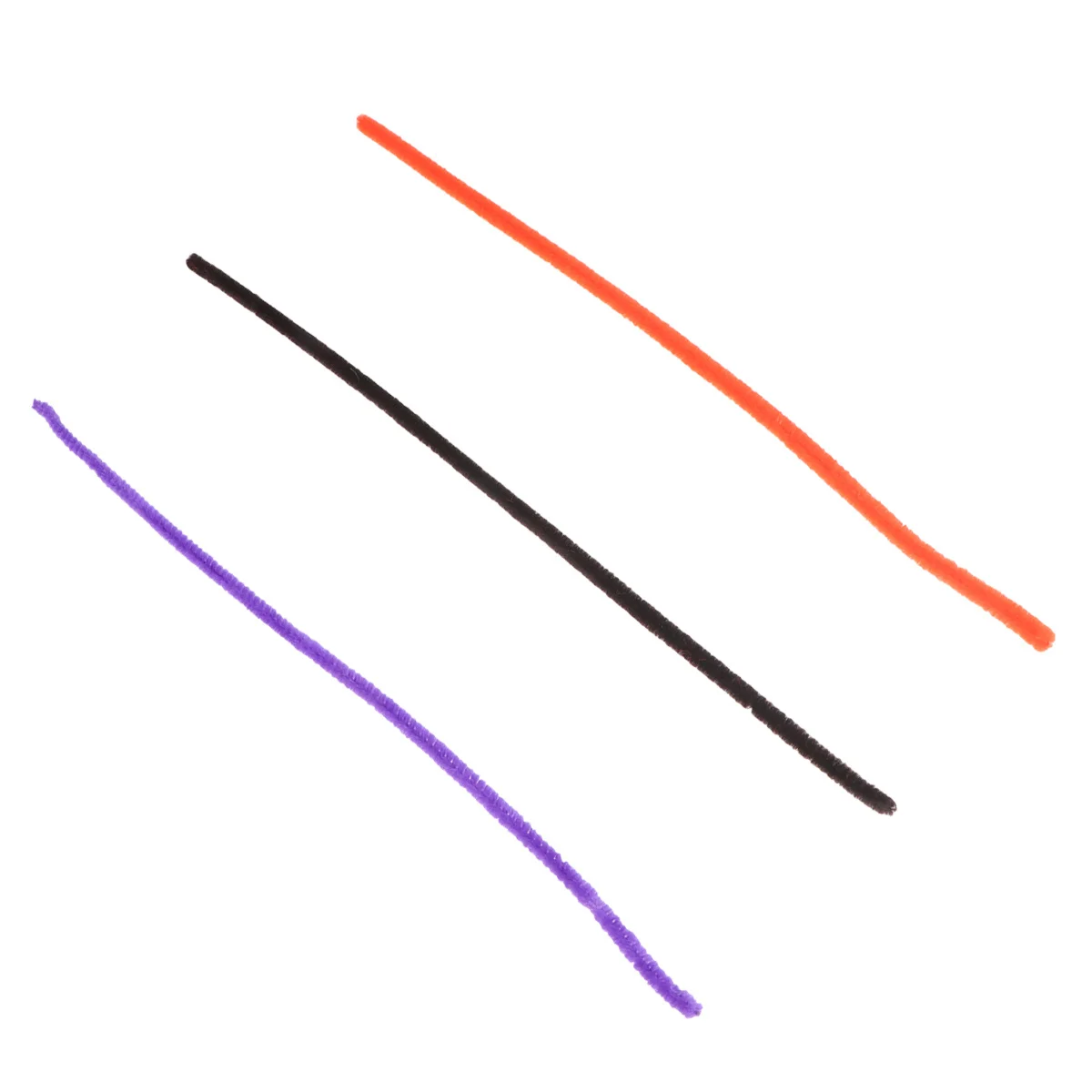 100Pcs Flexible Chenille Stems for Kids Art Crafts Modeling DIY Learning Tools Creative Expression Orange