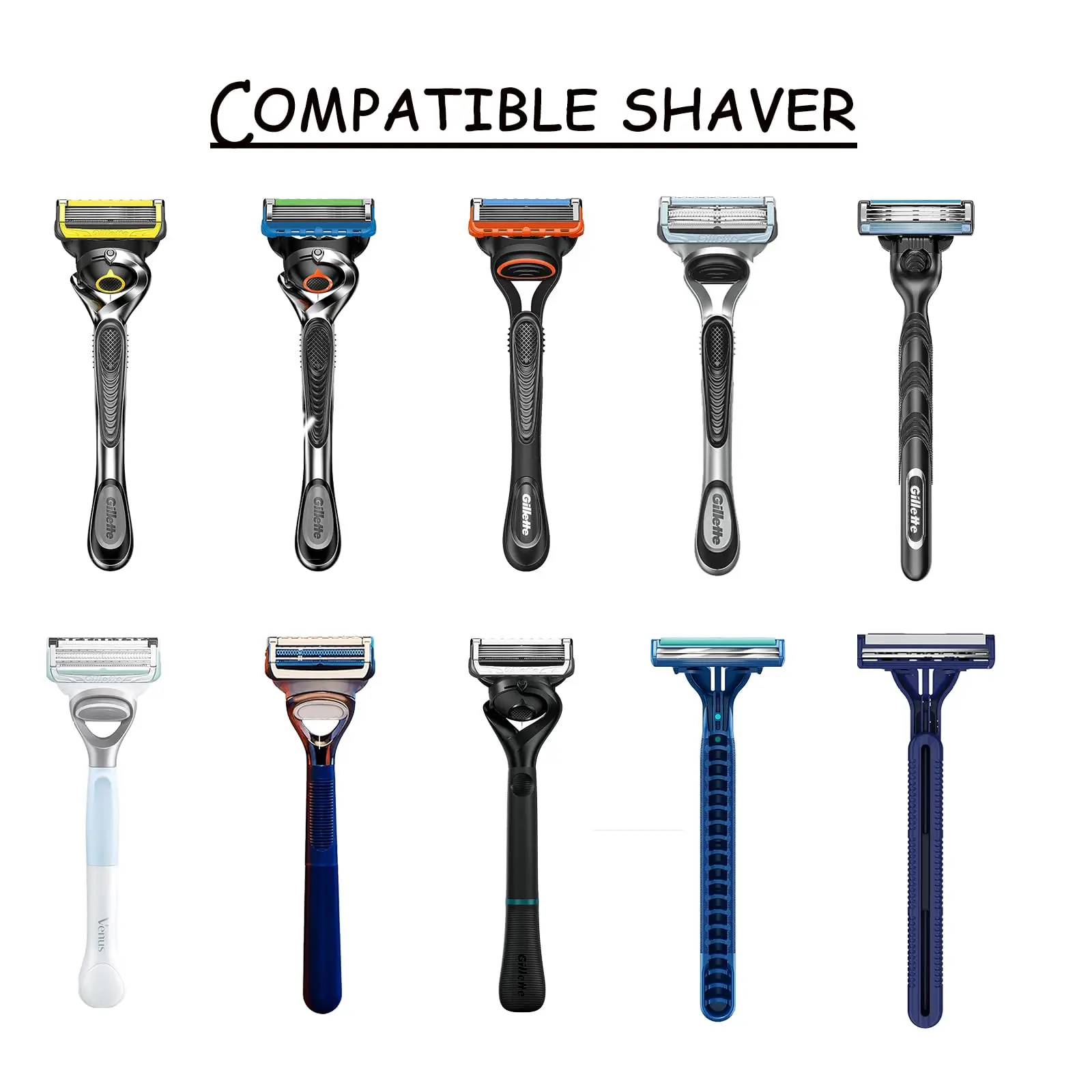 Gillette Magnetic Travel Case for Gillette Razor Fusion 5 Mach 3 Travel Box view 6