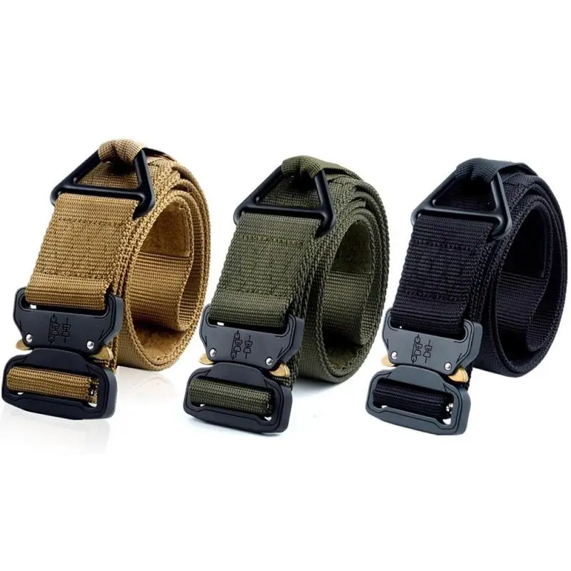 1.75 Inch CQB Quick Release Tactical Belt Riggers Airsoft  IG-BT3403 Men outdoor belts nylon black green brown