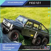 YIKONG YK6101 RC Car 1/10 Scale 6WD Off-Road Pickup Climbing Truck Electric Remote Control Model Car – Perfect Gift Choice