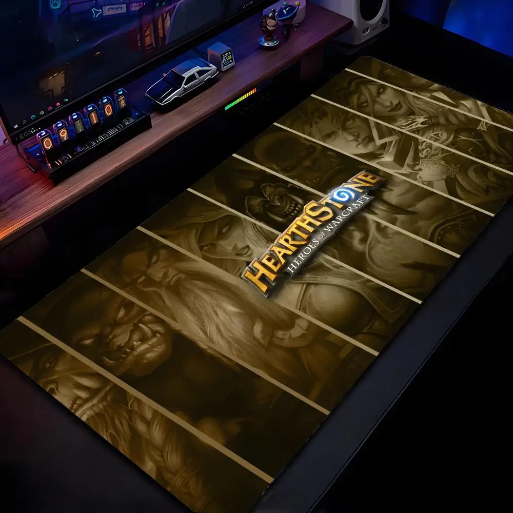 

HearthStone Heroes Of Warcraft Mouse Pad Mousepad HD Printing Computer Gamers Locking Edge Non-slip Mouse Pad XXL90x40cm Keyboar