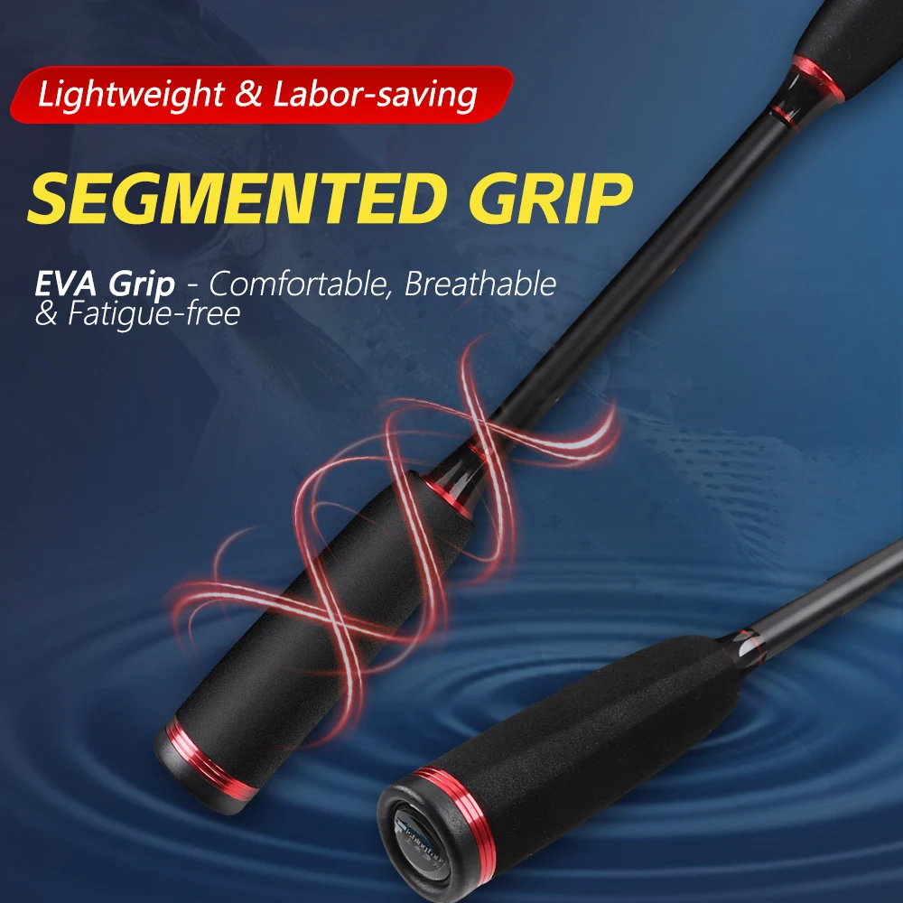 

FISHINGFANS HUFENG EVA Grip 2.1m 2.4m casting M Power Fast action Carbon Blank Sea Bass Perch Carp Fishing Rod