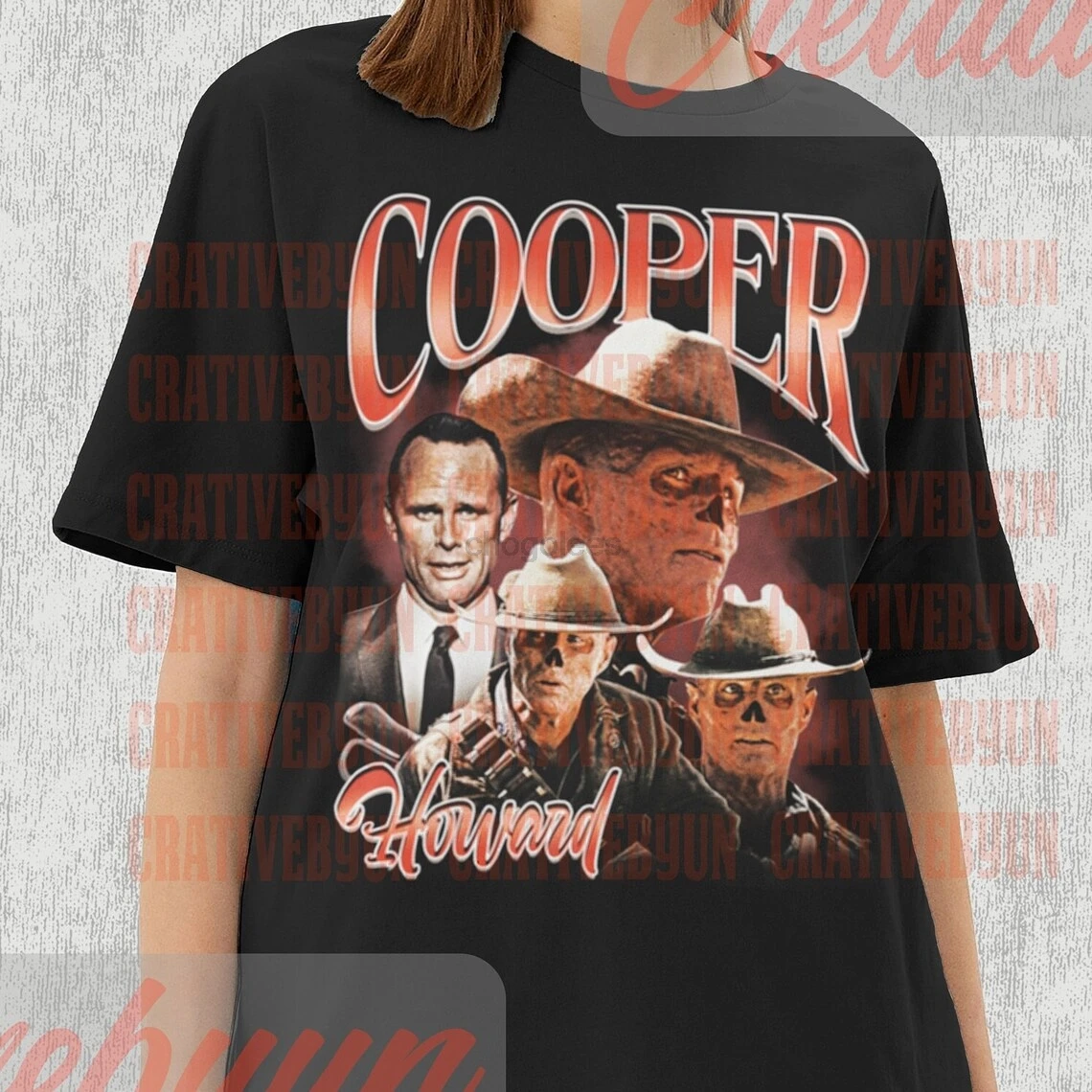 Cooper Howard Shirt Cooper Howard Vintage Shirt Cooper Howard Fan Shirt Cooper Howard The Ghoul Homage Tshirt