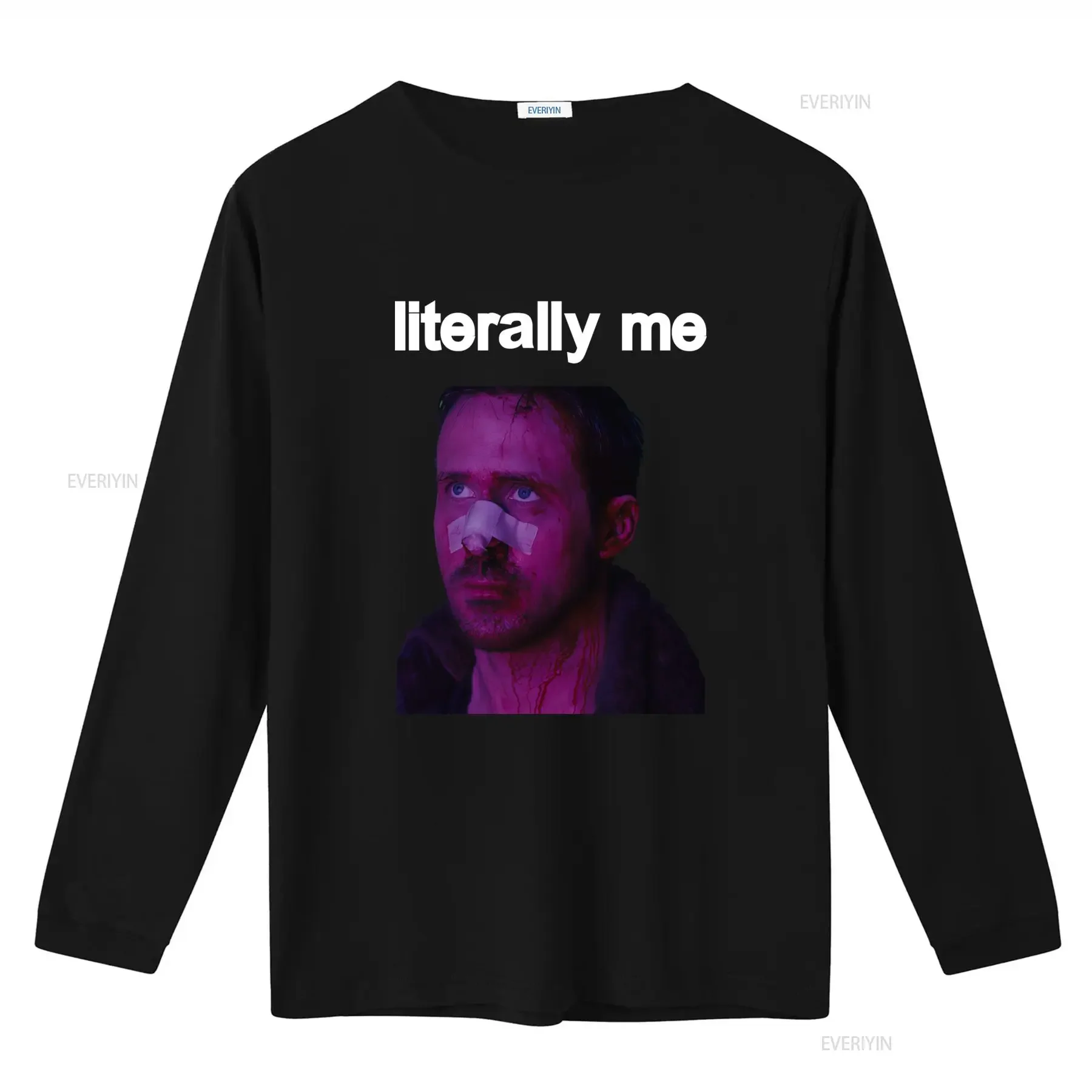 Literally Me Ryan Gosling Blade Runner 2049 Meme T Shirt Halloween Funny Movie Inspired Design vintage Washed graphic Stretched