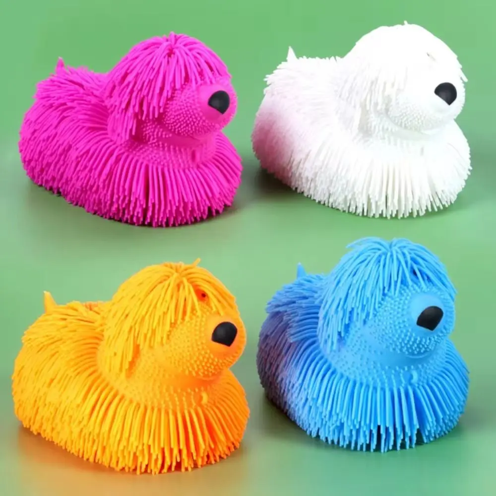 Cute Long Haired Vent Squeezing Toys Big Size Dog Cute Animal Squeezing Toy Random Color Kawaii 3D Sensory Toy Office Workers