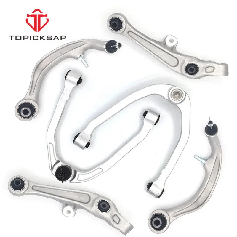 TOPICKSAP Front Upper Lower Control Arm Ball Joint Assembled Bushing for INFINITI G35 Nissan 350Z 2003 2004 2005 - 2009