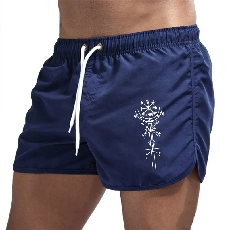 

Mens Beach Shorts Quick Dry Swimwear Summer Athletic Running Fitness Short Pants for Men Casual Fashion