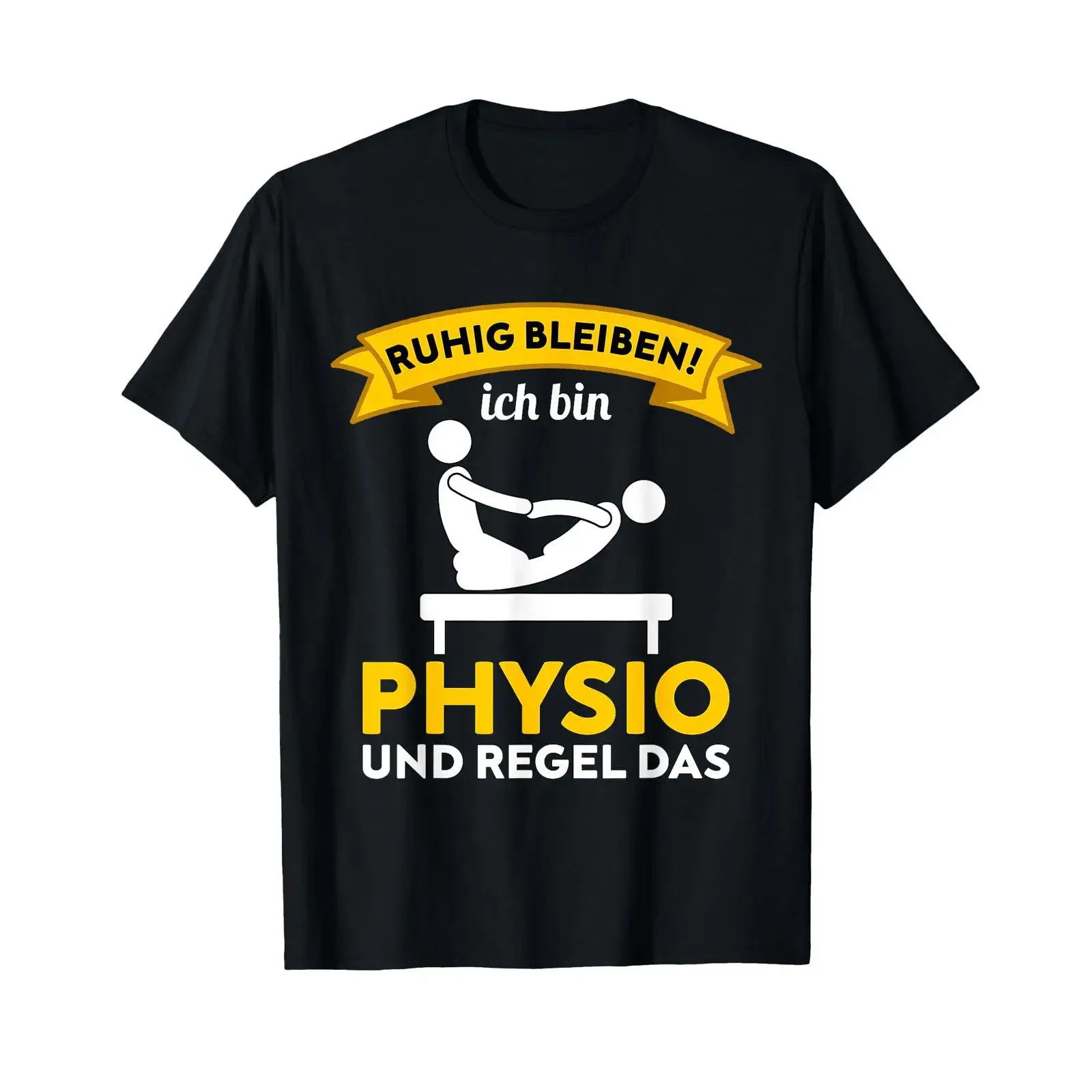 Physiotherapist Physiotherapie Physio regulates the T shirt vintage Washed fashion designer clothes Casual Stylish homme