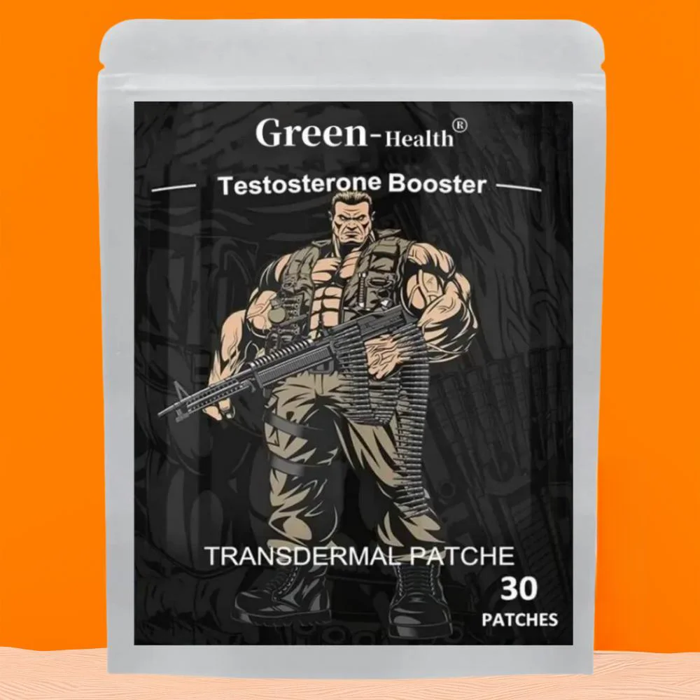 

Testosterone Booster For Men With Horny Goat Weed, Maca Root Transdermal Patches Energy Stamina Strength 30 Patches