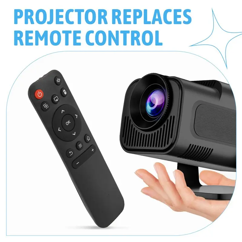 100% New Arrival 2Pcs Projector Remote Control For HY300 / HY300 PRO / HY320 / HY320MINI Projector Portable Control Remote Unive