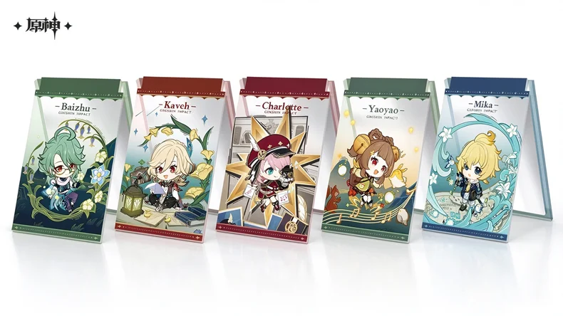 2024 Anime Genshin Impact Starlight letter Series Furina Neuvillette Wriothesley Acrylic Folding Mirror Official Original Gifts