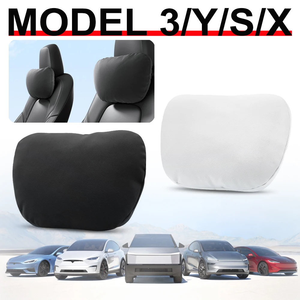 

Car Neck Pillow for Tesla Model 3 Y S X Cybertruck and Most Cars Memory Neck Pillow Ergonomic Design Seat Neck Support Headrest