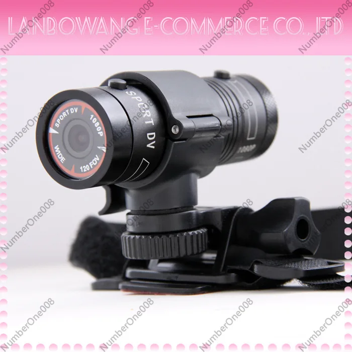 Cross Border Wholesale F9 Rainproof Action Camera 1080P HD Driving Recorder Single Tube Lens