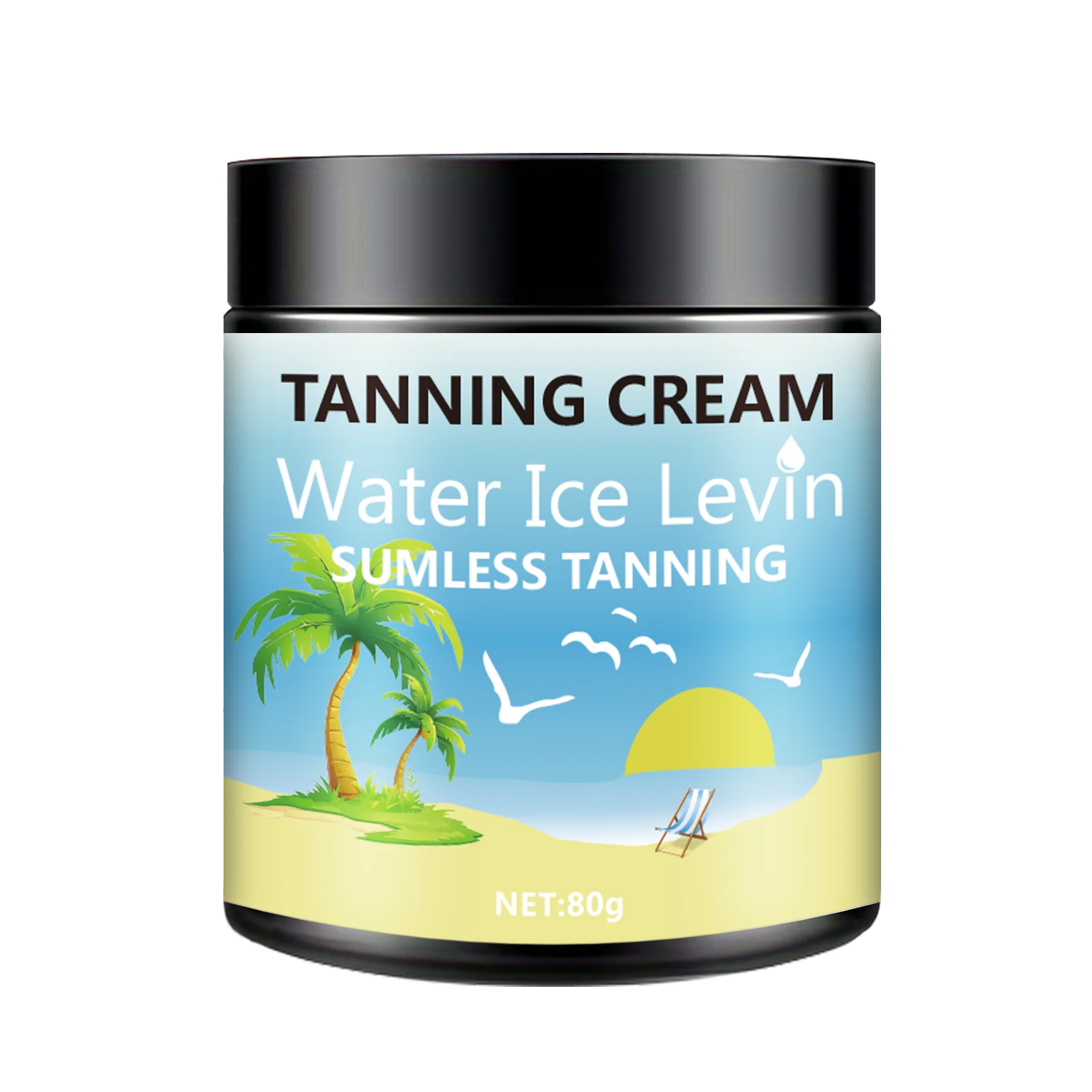Lotion bronzante pour le corps, riche en beurre de karité et huile de coco, hydratation intense, abs