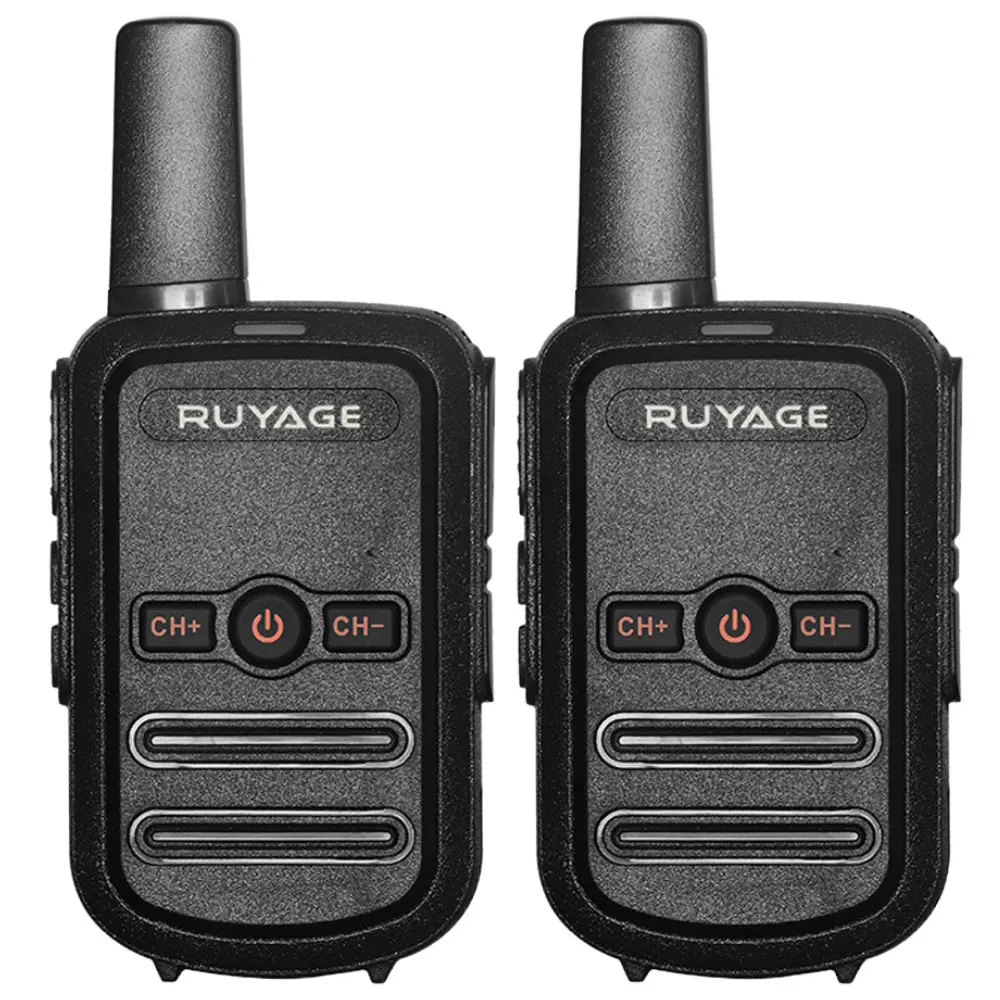 

Rechargeable Long Range FRS Walkie Talkies for Adults,Two Way Radio,16CH Hands-Free VOX for Camping, Hiking, Black, 2 Pack, RY12