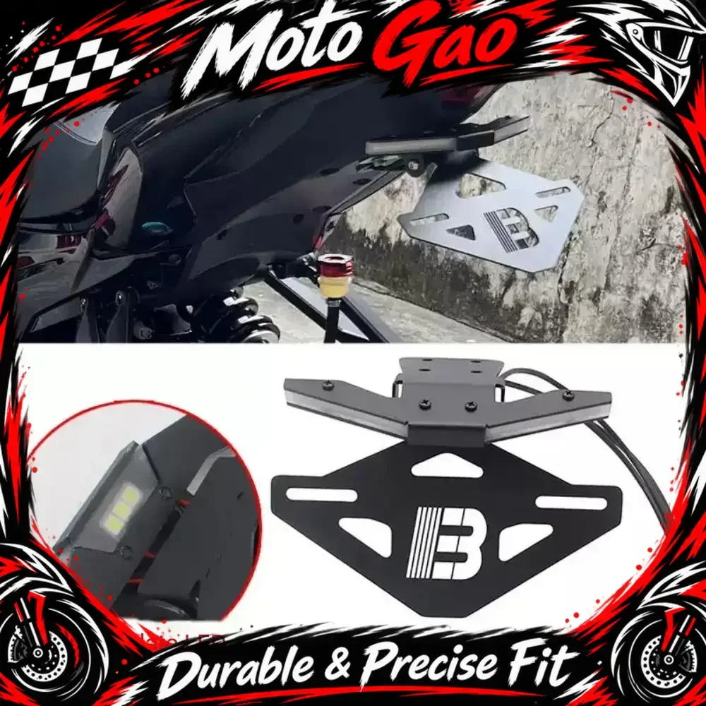 For QJMOTOR SRK921RR motorcycle short tail license plate holder, rear fairing removal kit, license plate holder accessories