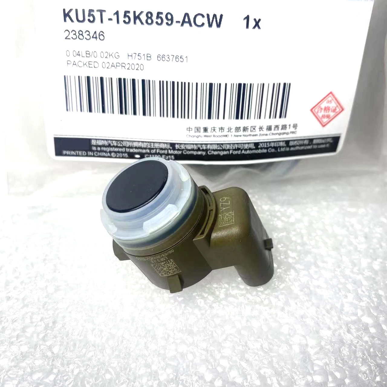 KU5T-15K859-ACW Parktronic Sensor For Ford Escape Focus Kuga Bronco KU5Z15K859AAPTM KU5T15K859AA KU5T15K859BC KU5T-15K859-ACPRAA