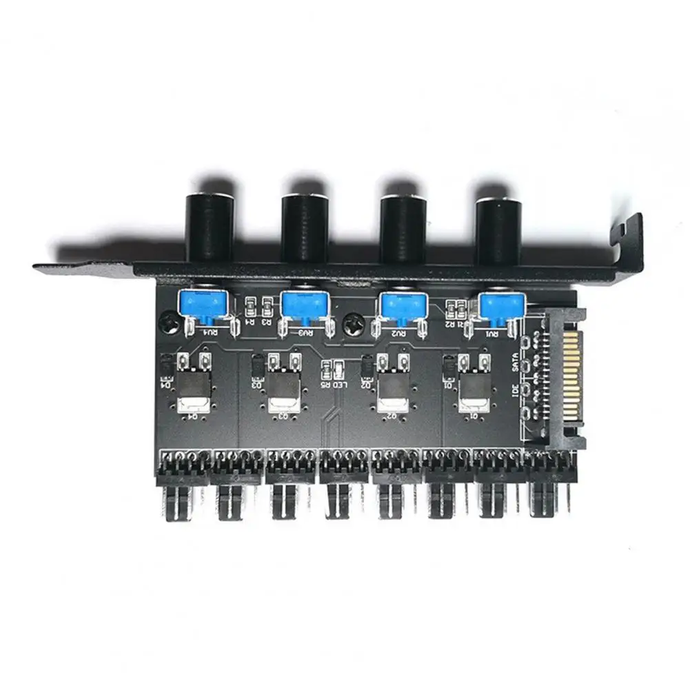 Voltage Control for Fan Speed Computer Temperature Control Switch for Pci Chassis Fan Speed Controller Sata Interface for Fan