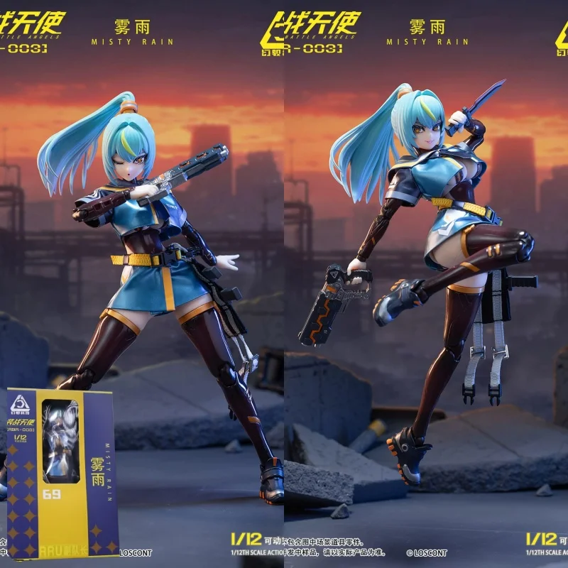 

Huanyu Technology Action Figure 1 12 Scale Armed Battle Angels Aba 003 Misty Rain Articulated Model For Adult Collectors
