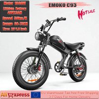 EMOKO C93 E-Bike 2000W Dual Motor 48V23AH All-Terrain High-power Electric Bicycle 20*4.0 Fat Tire Hydraulic Brake Electric Bike