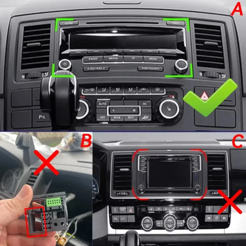 Android 16 For Volkswagen Multivan T5 2008 2009 -2015 Car Radio Navigation Multimedia Player Stereo GPS WiFi+4G DSP Carplay+Auto