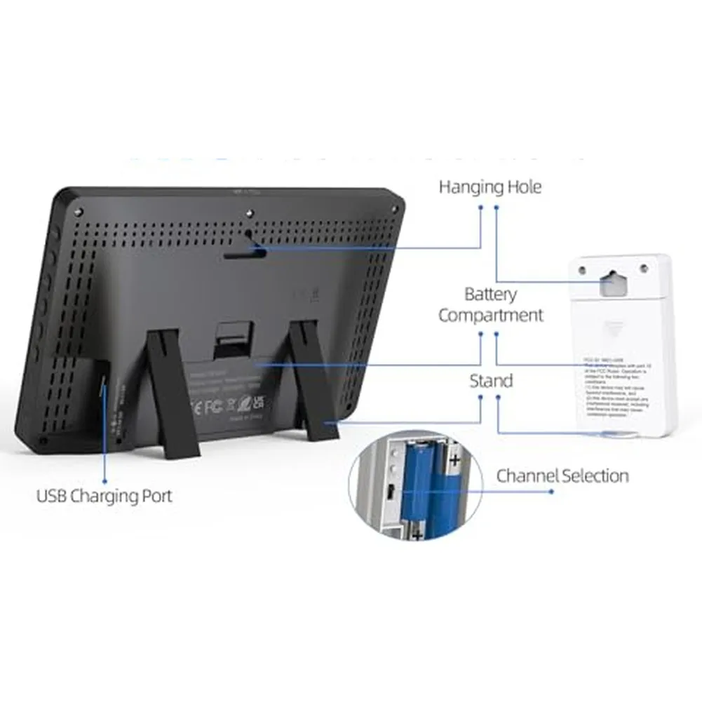 

For weather station equipped with three sensors for accurate environmental monitoring and For weather forecast updates