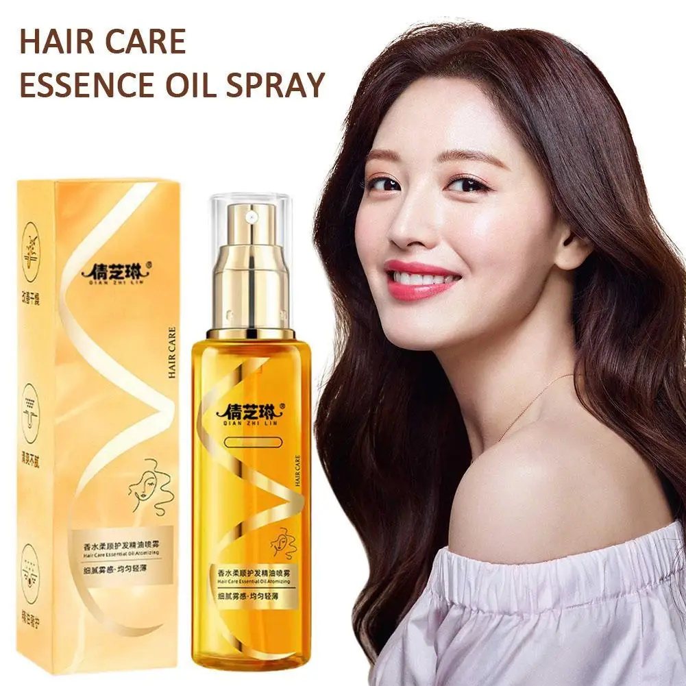 

100ml Premium Harmless Hair Oil Spray Scented Nourishing Conditioning Oil Deeply Moisturizing Hair Curly Sheen Spray Gift Women