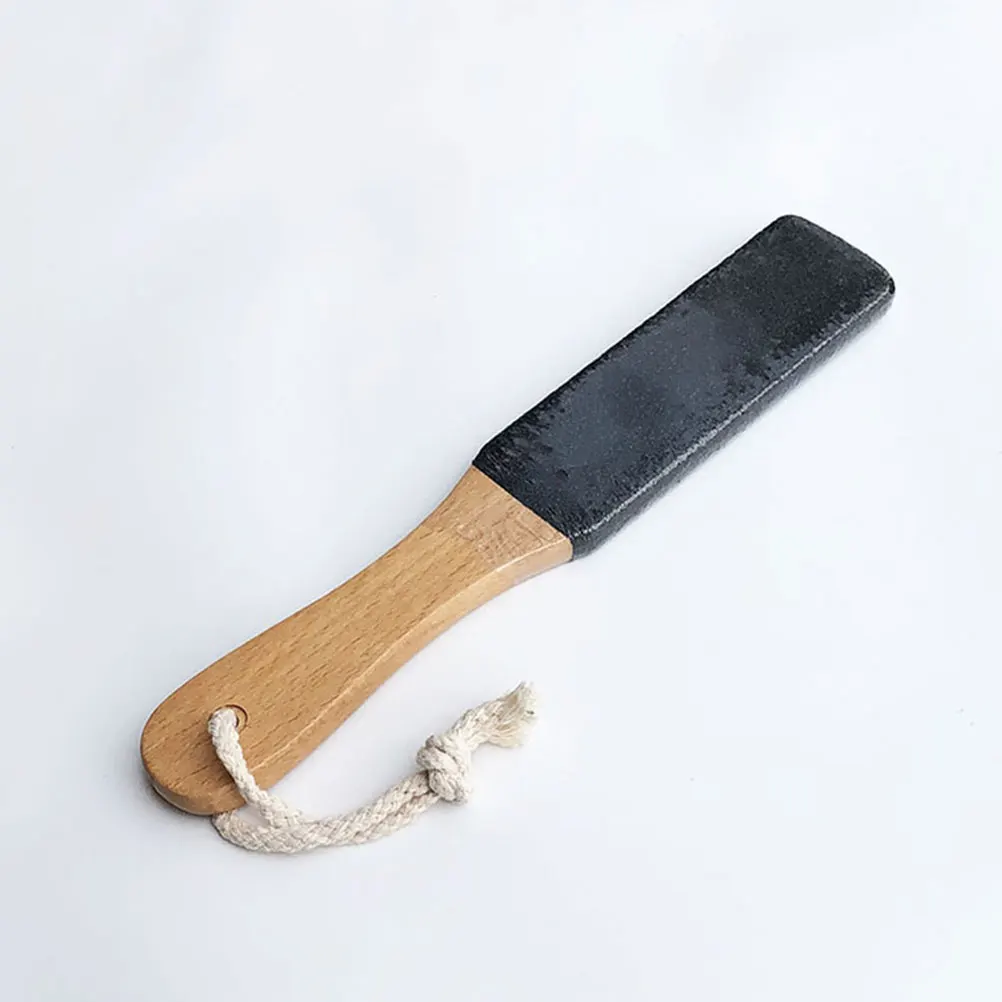 

3pcs Double Side Foot Scraper Callus Remover Non-Slip Wooden Handle Feet File Lightweight Travel Pedicure Tool For Men Women