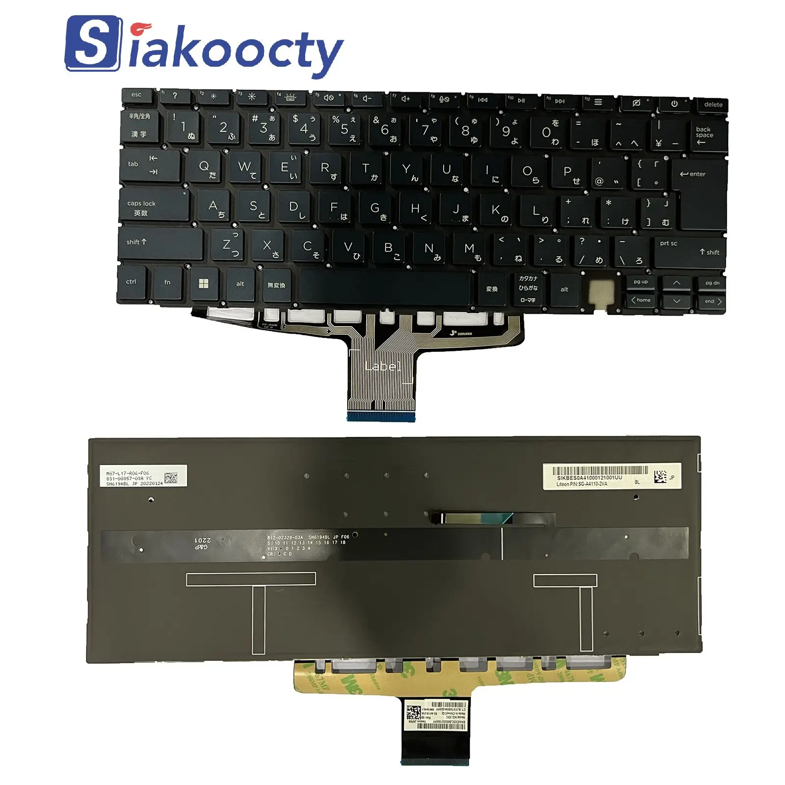 New JP FOR HP Spectre X360 14-EA 14-EA0000 14-EA1000 14-EA2000 14T-EA Keyboard blue Backlight