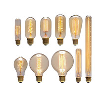 Edison Bulb E27 40W 60W 80W 220V C35 ST64 T45 BT53 A60 G80 G95 G125 Filament Incandescent Light Ampoule Vintage Lamp For Decor