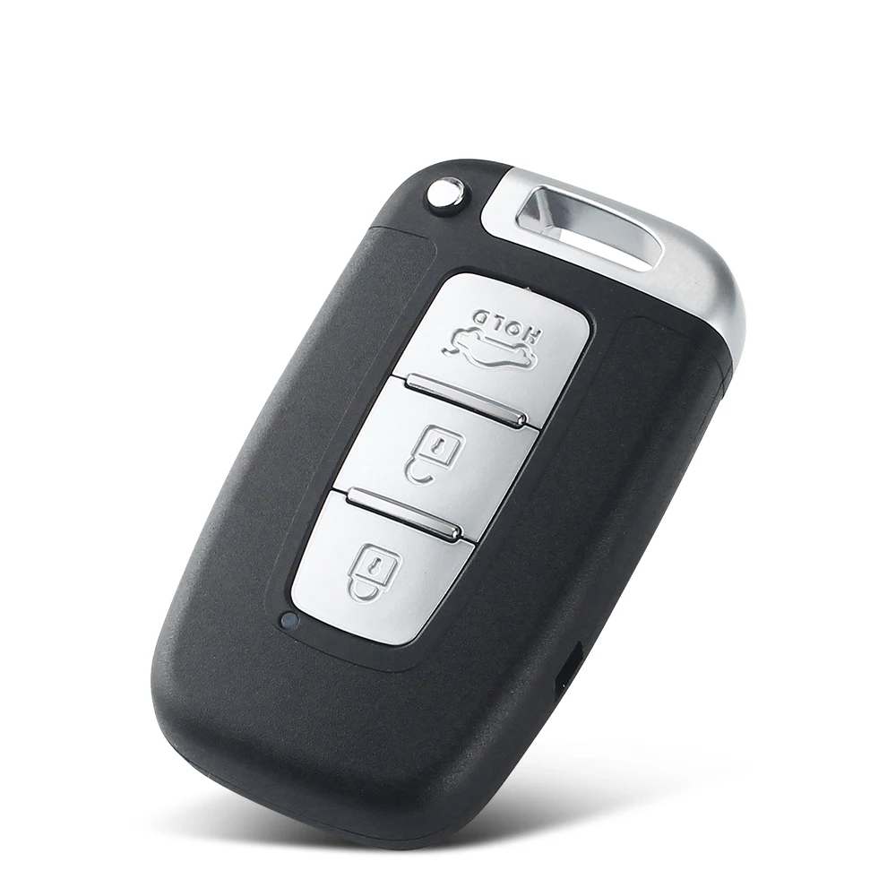 KEYYOU 2/3/4 Buttons Smart Car Remote Key Case Shell For Hyundai IX35 Sonata 8 For Kia K2 K5 Sportage Forte Replacement