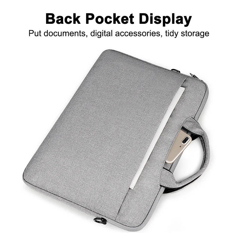 Laptop Bag Sleeve Case Shoulder HandBag Notebook Pouch Briefcases 13 14 15 15.6 inch For Macbook Air Pro 13.3 15.4 HP Asus Dell